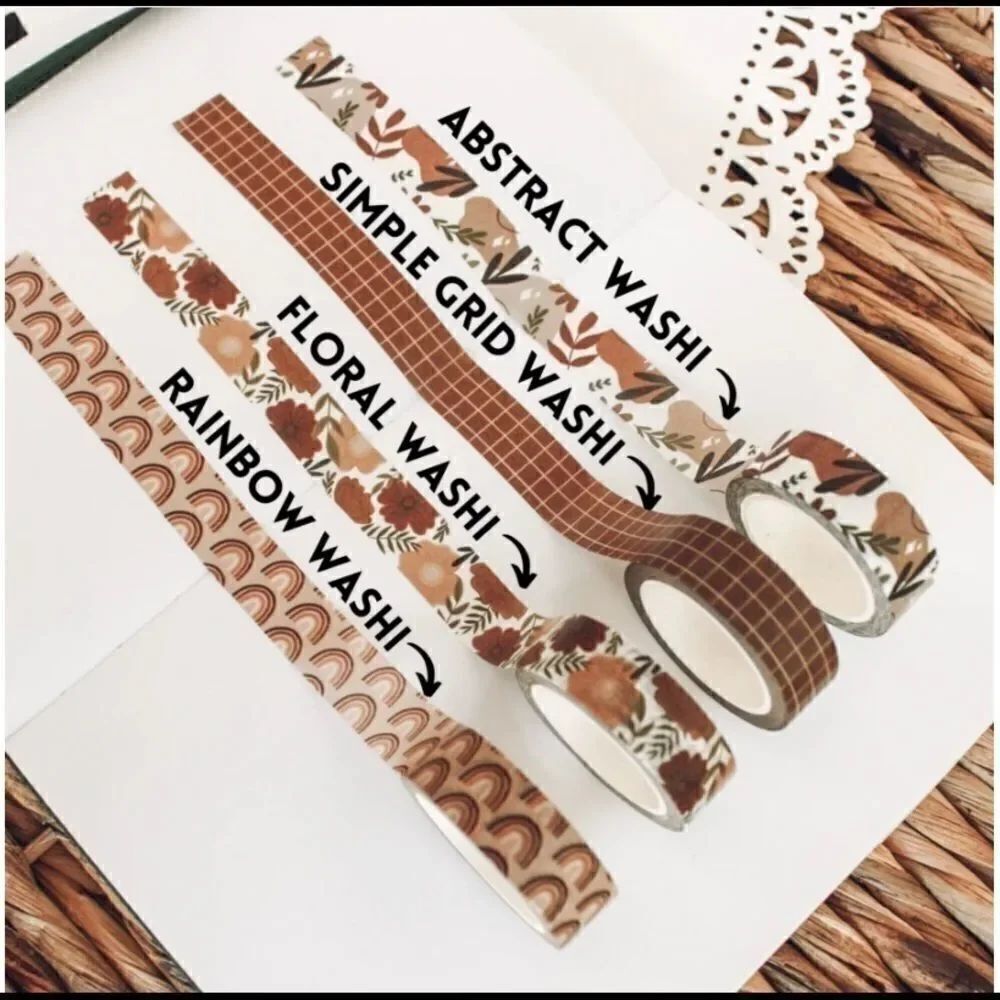 Poly Mailers MIX BoHO Wahitape insert card maikers